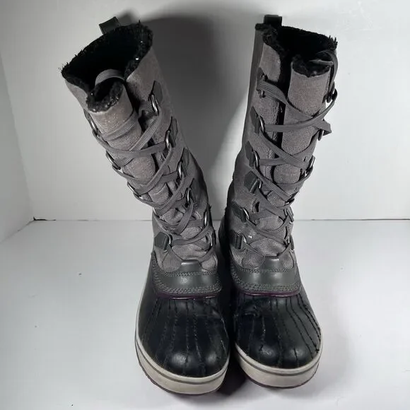 Sorel Tivoli Waterproof Calf High Lace Up Snow Boots Women's Size 9 - Picture 2 of 7